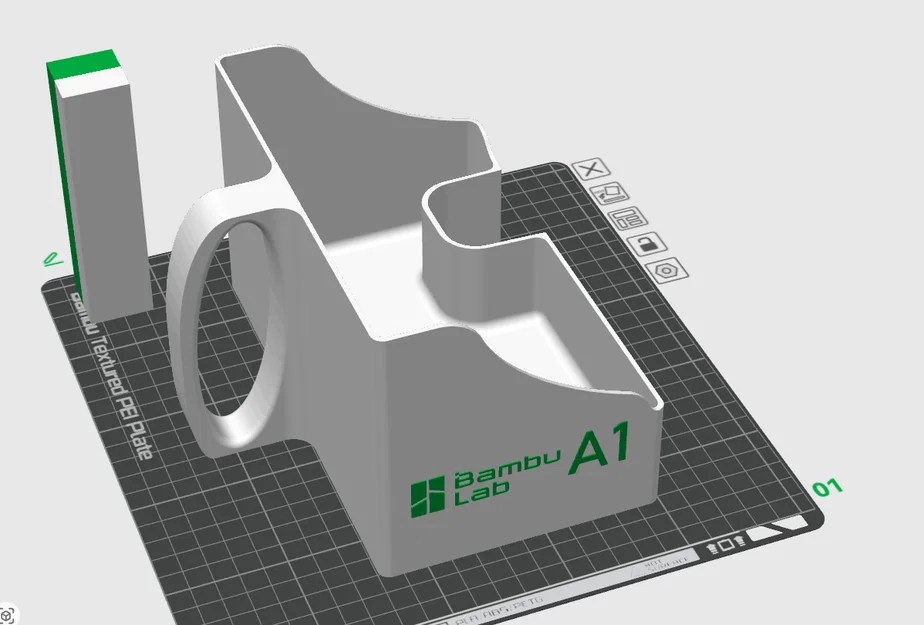 Khay Đựng Rác Thải Nhựa (Poop Bucket) Cho Máy In 3D Bambu Lab A1 - Image 1