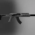 Sci-fi airsoft AK – Bộ body kit in 3D có báng gập - Thumbnail 2