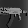 Sci-fi airsoft AK – Bộ body kit in 3D có báng gập - Thumbnail 4