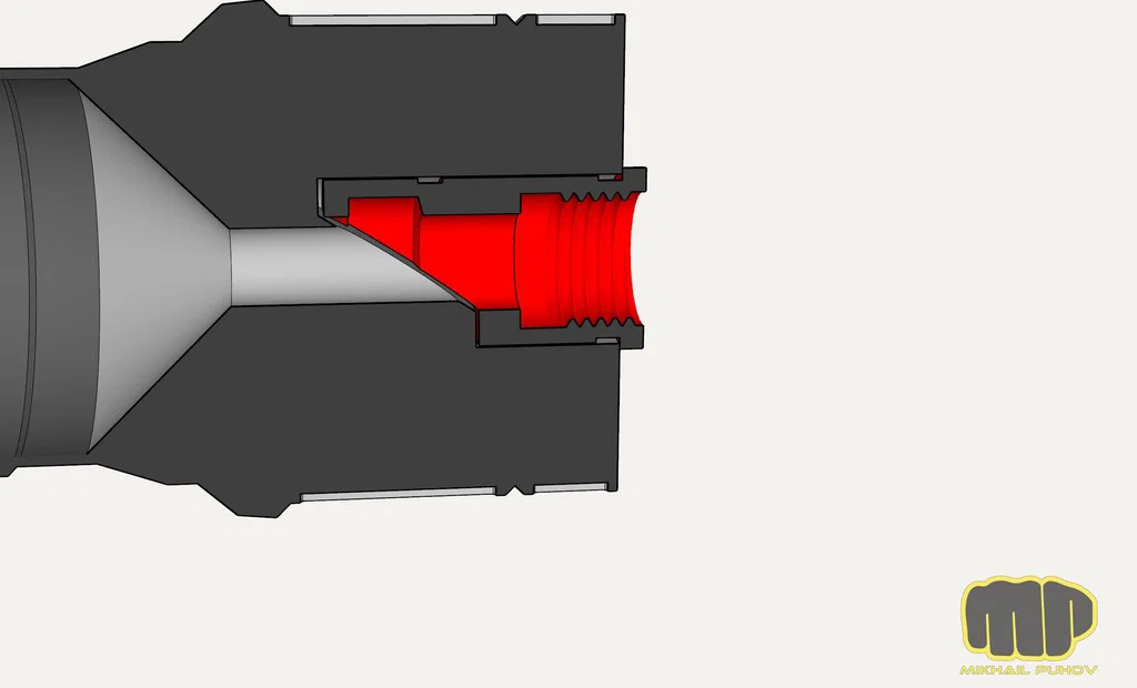 Mô hình giảm thanh cho AK47, AKM, AKSU, AK74 in 3D - Image 4