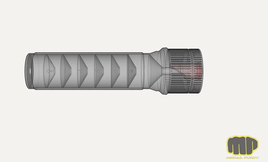 Mô hình giảm thanh cho AK47, AKM, AKSU, AK74 in 3D - Image 6