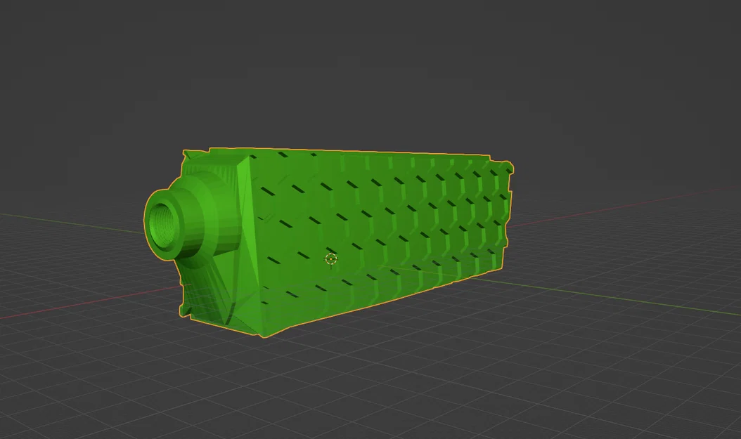 Ống giảm thanh HexWaf cho súng Airsoft in 3D cực ngầu - Image 1