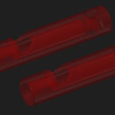 Còi cầm tay Fipple Whistle - Mẫu còi in 3D siêu tiện lợi