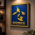 Tranh treo tường 3D Sonic The Hedgehog ấn tượng - Thumbnail 1