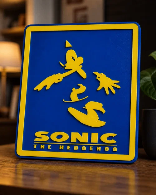 Tranh treo tường 3D Sonic The Hedgehog ấn tượng - Image 2