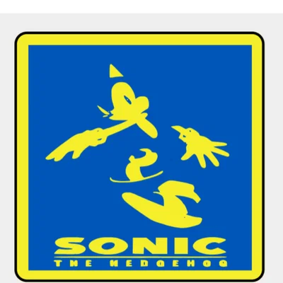 Tranh treo tường 3D Sonic The Hedgehog ấn tượng