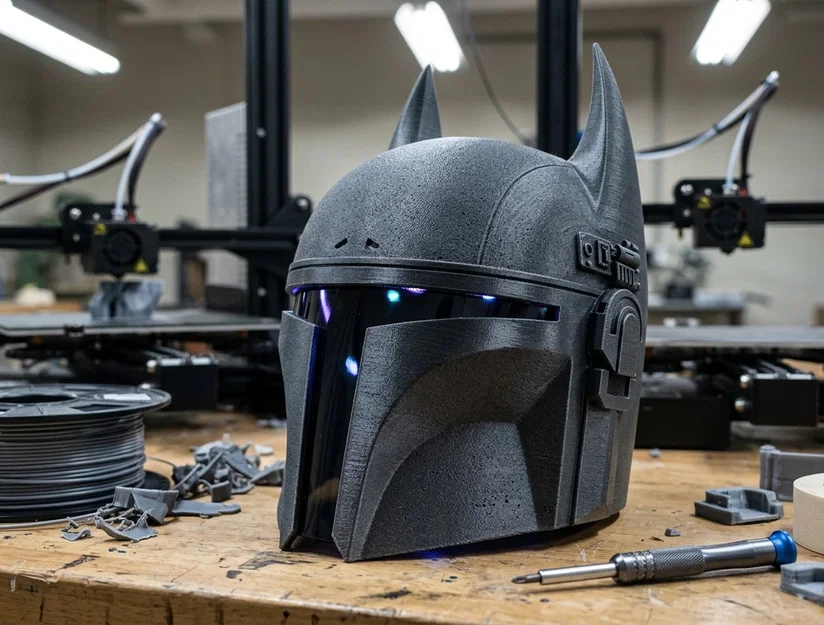 Batdalorian – Batman x Mandalorian (mashup) - Image 1
