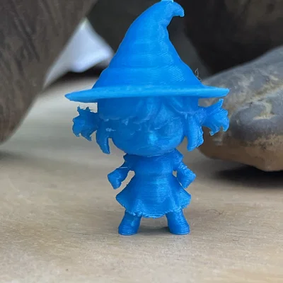 Chibi Angry Witch – Phù thủy chibi đang giận (mẫu 3D)