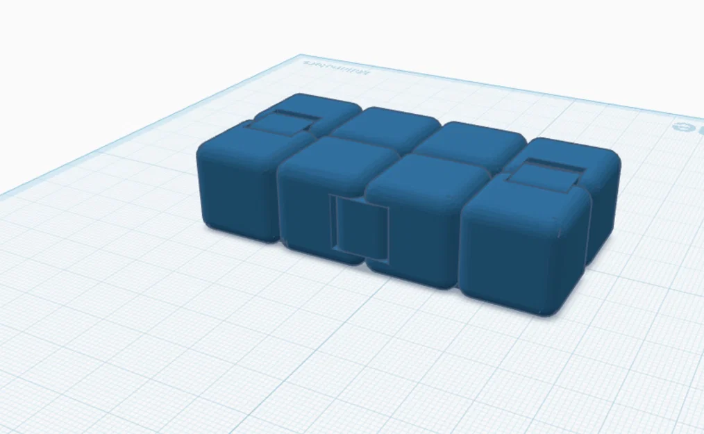 Mô hình 3D Infinity Cube - Đồ chơi xả stress độc đáo - Image 1