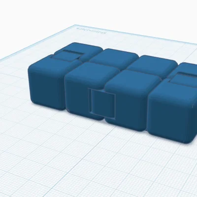 Mô hình 3D Infinity Cube - Đồ chơi xả stress độc đáo