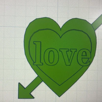 Mô hình trái tim trang trí Love 3D đẹp mắt và lãng mạn