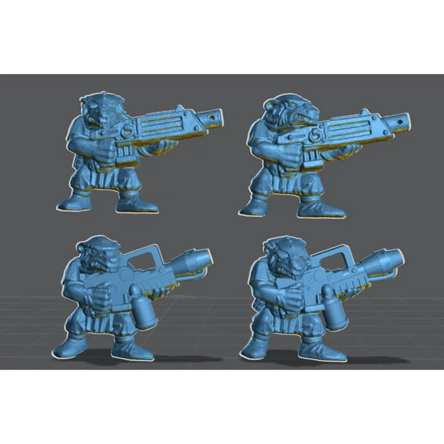 Space Rats - Sci-Fi Vermin Troopers (Chuột Không Gian - Lính Vermin Sci‑Fi) - Image 2