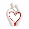 statue famille – Tượng gia đình tối giản với sợi dây gắn kết - Thumbnail 3