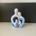 statue famille – Tượng gia đình tối giản với sợi dây gắn kết - Thumbnail 5