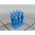 Bộ mô hình tiểu đội lính 6mm cho Wargaming (Rows of Soldiers) - Thumbnail 1