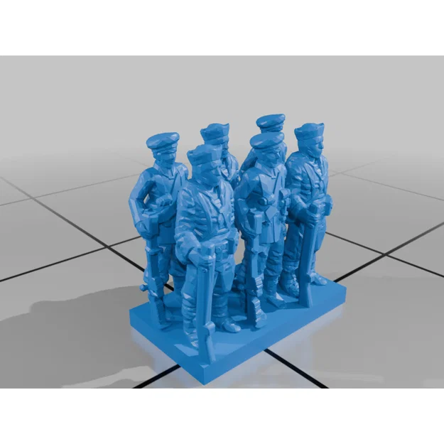 Bộ mô hình tiểu đội lính 6mm cho Wargaming (Rows of Soldiers) - Image 2