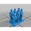 Bộ mô hình tiểu đội lính 6mm cho Wargaming (Rows of Soldiers) - Thumbnail 2