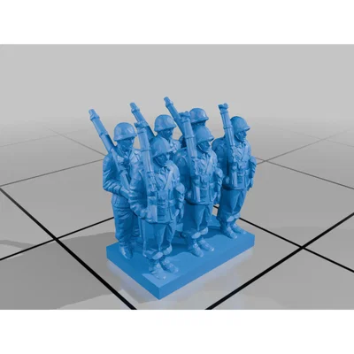 Bộ mô hình tiểu đội lính 6mm cho Wargaming (Rows of Soldiers)
