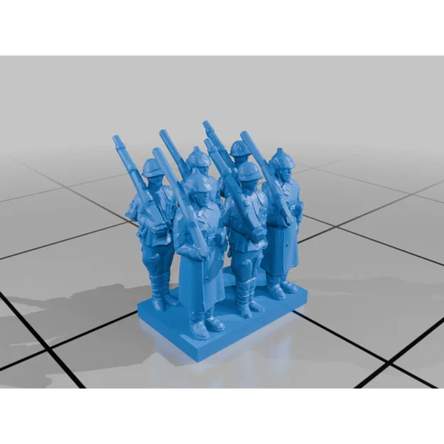 Bộ mô hình tiểu đội lính 6mm cho Wargaming (Rows of Soldiers) - Image 6