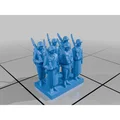 Bộ mô hình tiểu đội lính 6mm cho Wargaming (Rows of Soldiers) - Thumbnail 8