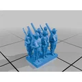 Bộ mô hình tiểu đội lính 6mm cho Wargaming (Rows of Soldiers) - Thumbnail 9