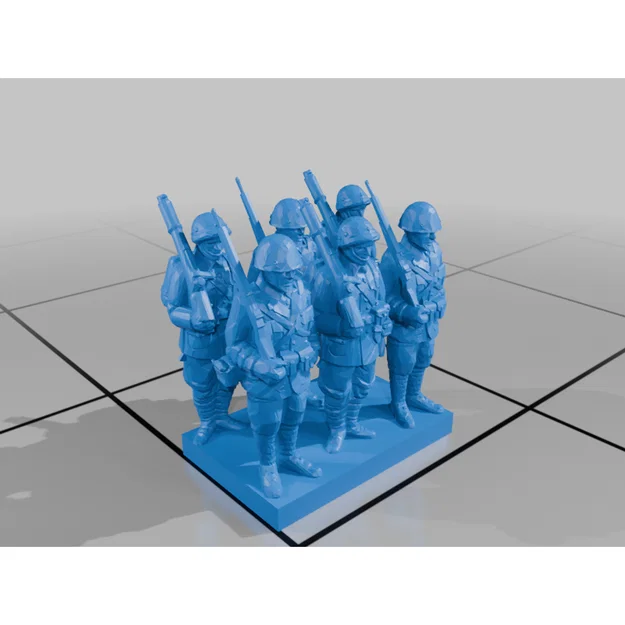 Bộ mô hình tiểu đội lính 6mm cho Wargaming (Rows of Soldiers) - Image 11