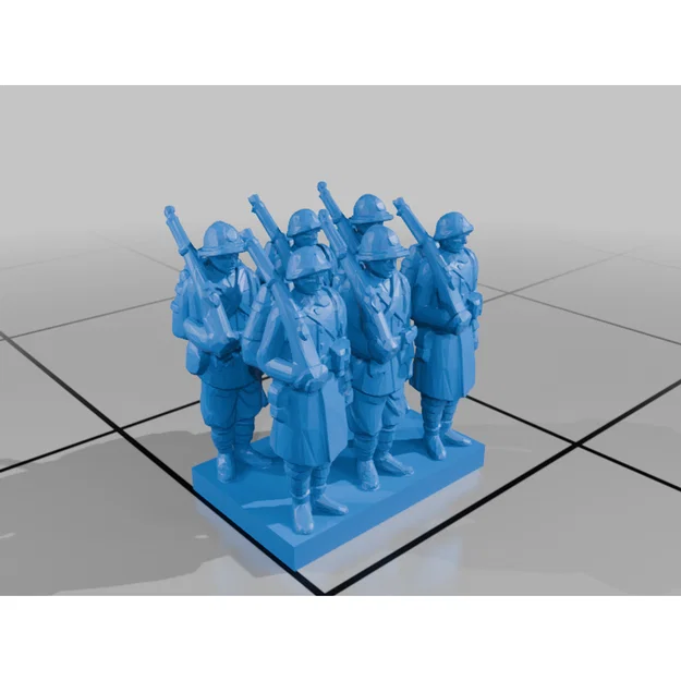 Bộ mô hình tiểu đội lính 6mm cho Wargaming (Rows of Soldiers) - Image 14