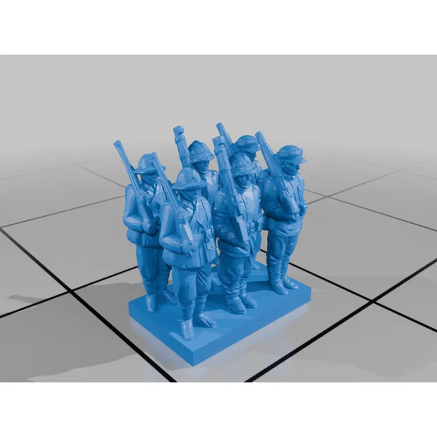 Bộ mô hình tiểu đội lính 6mm cho Wargaming (Rows of Soldiers) - Image 17