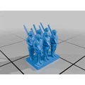 Bộ mô hình tiểu đội lính 6mm cho Wargaming (Rows of Soldiers) - Thumbnail 18