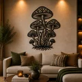 Mystic Forest Mushrooms 2D Wall Art – Tranh Treo Tường 2D Hình Nấm - Thumbnail 1