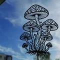 Mystic Forest Mushrooms 2D Wall Art – Tranh Treo Tường 2D Hình Nấm - Thumbnail 3
