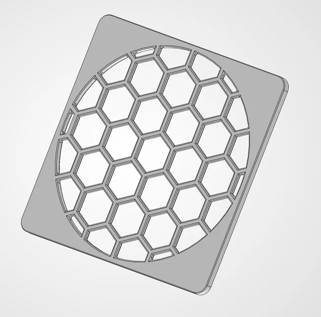 Nắp che quạt Noctua NF-A8 Push-Fit dạng Honeycomb (không cần ốc) - Image 3