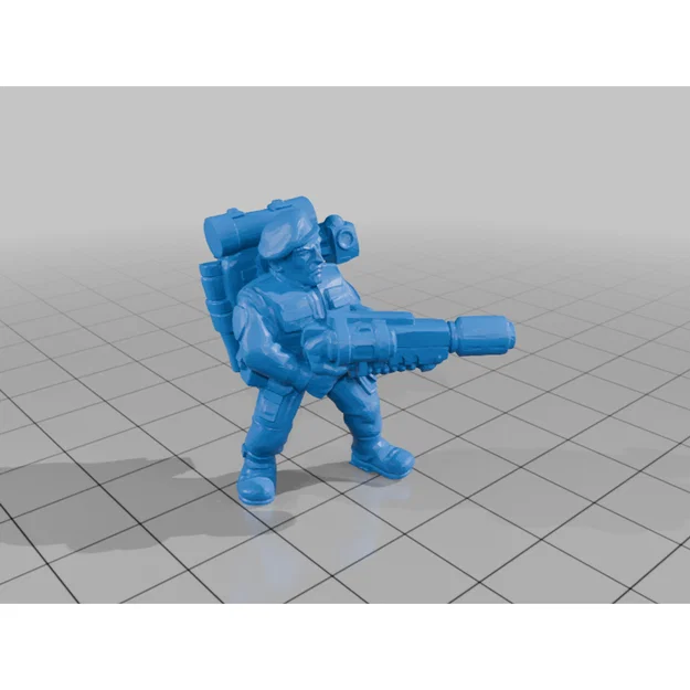 Bộ sưu tập mô hình lính Oldhammer (Oldhammer Soldier Sets) in 3D - Image 1