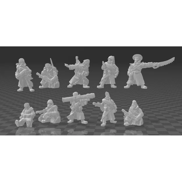 Bộ sưu tập mô hình lính Oldhammer (Oldhammer Soldier Sets) in 3D - Image 3