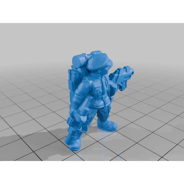 Bộ sưu tập mô hình lính Oldhammer (Oldhammer Soldier Sets) in 3D - Image 5