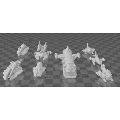 Bộ sưu tập mô hình 6mm Oldhammer Epic Archive cho game chiến thuật