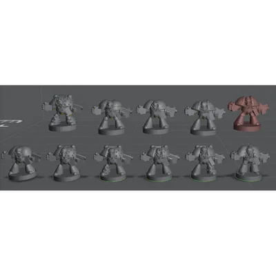 Tiến hóa Giáp Space Marine (Chỉnh OCD & Sửa Pauldron đồng bộ)