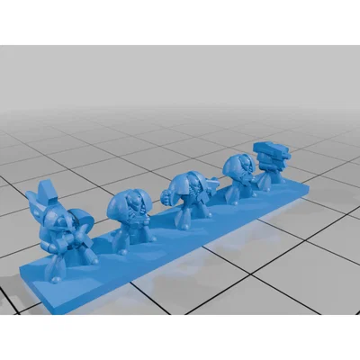 Epic Scale: Các biến thể giáp Space Marine (Astartes) 6mm