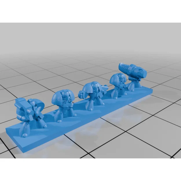 Epic Scale: Các biến thể giáp Space Marine (Astartes) 6mm - Image 20