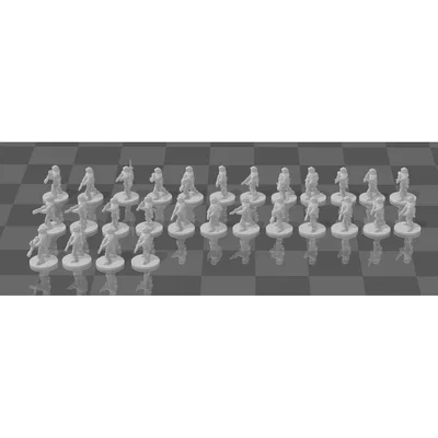 Epic Scale Retro Guardsmen (Lính Vệ binh phong cách retro tỉ lệ Epic)