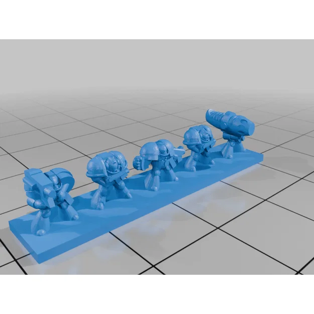 Epic Scale: Các biến thể giáp Space Marine (Astartes) 6mm - Image 44