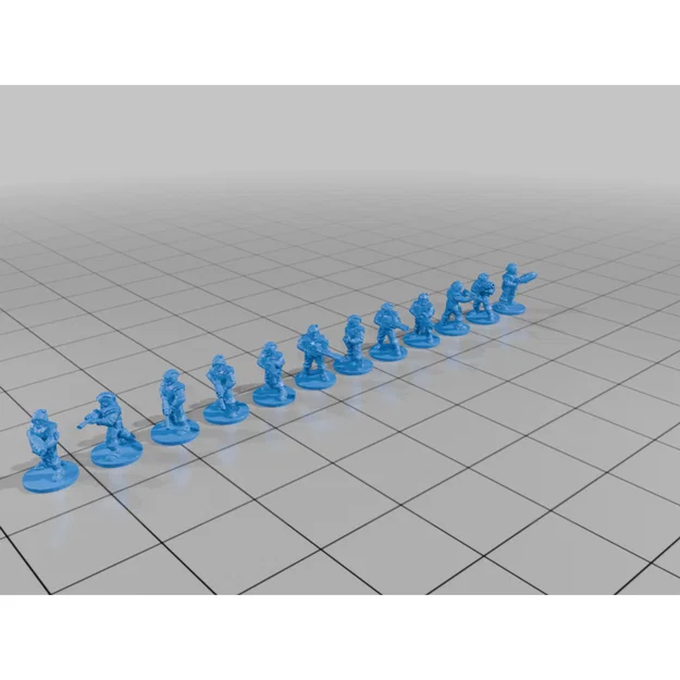 Epic Scale Retro Guardsmen (Lính Vệ binh phong cách retro tỉ lệ Epic) - Image 5