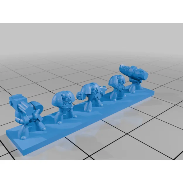Epic Scale: Các biến thể giáp Space Marine (Astartes) 6mm - Image 46