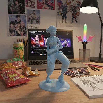 Zoey K-Pop Demon Hunter – Mẫu 3D figure chi tiết cao (15cm)