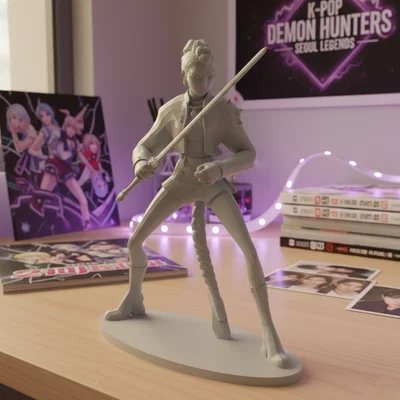 Rumi K-Pop Demon Hunter – Mẫu 3D nhân vật (15cm)