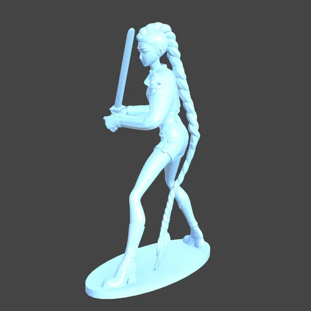 Rumi K-Pop Demon Hunter – Mẫu 3D nhân vật (15cm) - Image 2