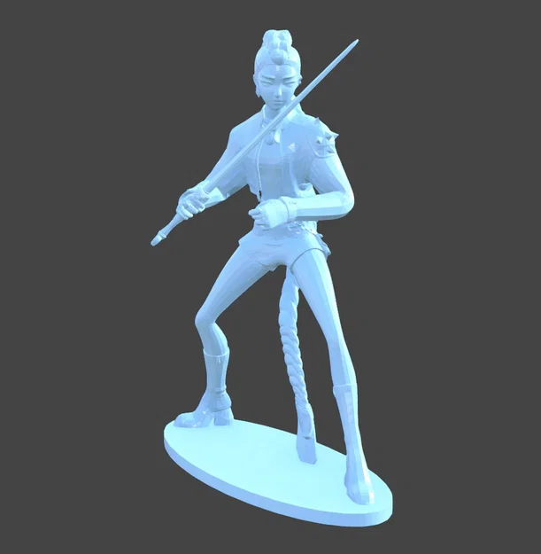 Rumi K-Pop Demon Hunter – Mẫu 3D nhân vật (15cm) - Image 3
