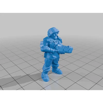 2nd Edition Arcadians – Lính gác kitbash phong cách retro
