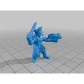 Mô hình Commissar (Ủy viên Chính trị) 3D in cho Warhammer 40k - Thumbnail 2
