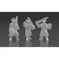 Mô hình Commissar (Ủy viên Chính trị) 3D in cho Warhammer 40k - Thumbnail 3